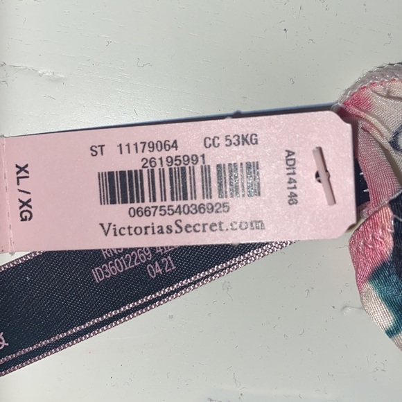 COPY - Victoria Secret VERY SEXY Bombshell Shine Strap Brazilian Panty Pink Flo… - Picture 4 of 4